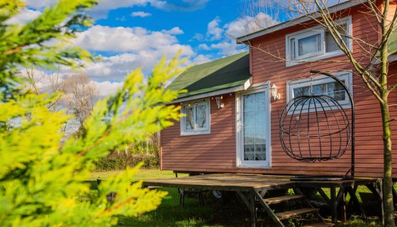  Klasik Tiny House Pembe