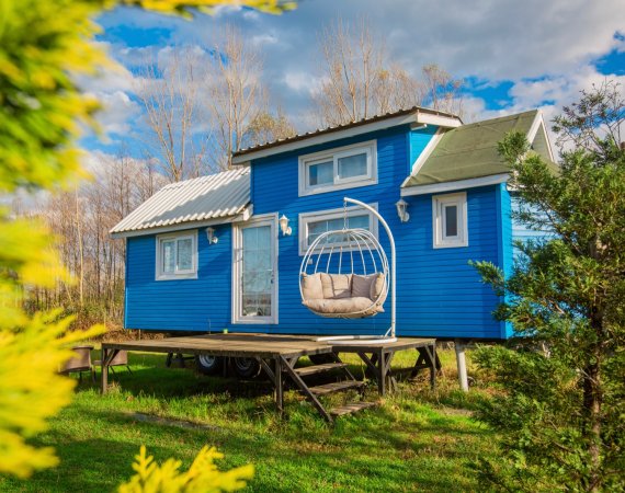 Klasik Tiny House Mavi